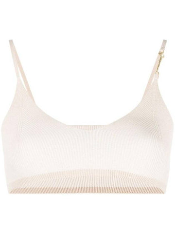 Pralou logo decoration bralette top 231KN5022060 - JACQUEMUS - BALAAN 1