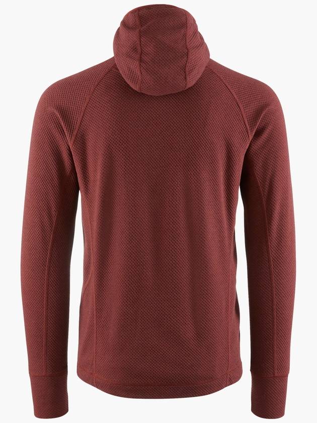 Men's Huge Mid Layer Hoodie Madder Red - KLATTERMUSEN - BALAAN 3