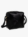 Cassette Intrecciato Mini Shoulder Bag Black - BOTTEGA VENETA - BALAAN 4