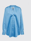 Collarless Shirt Blue - MAISON MARGIELA - BALAAN 2