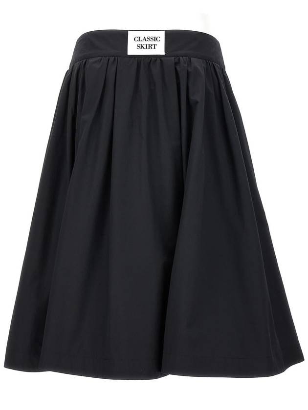 short skirt A012404300555 BLACK - MOSCHINO - BALAAN 3