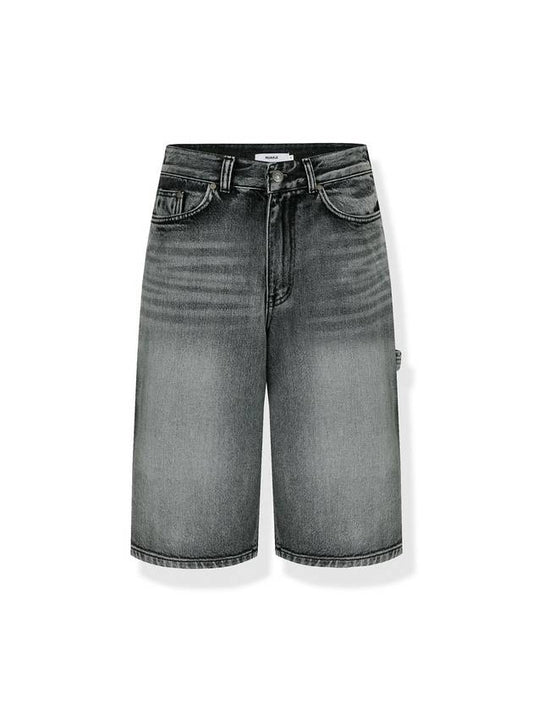 Carpenter Bermuda Denim Pants MBlack - NUAKLE - BALAAN 2