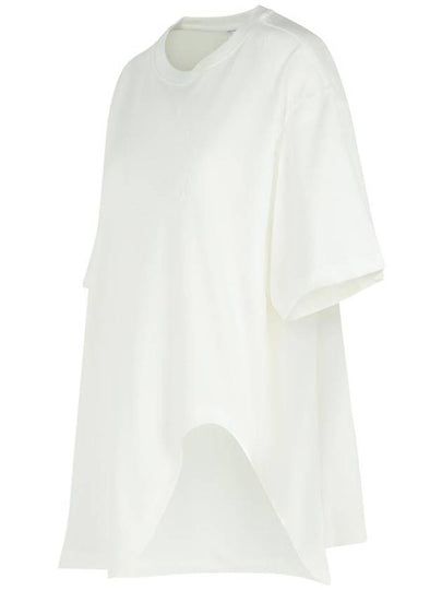 The Attico White Cotton T-Shirt - THE ATTICO - BALAAN 2