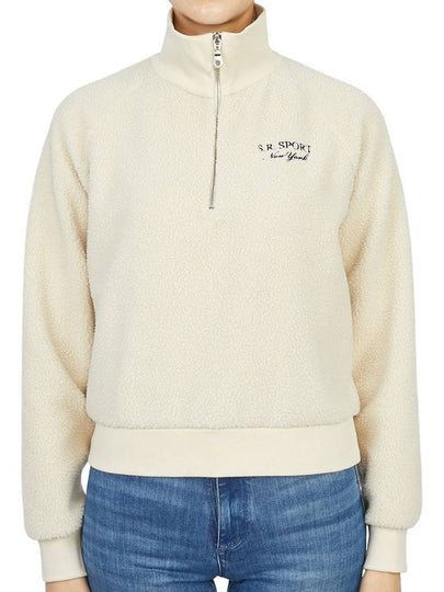 Embroider Logo Sweatshirt Ivory - SPORTY & RICH - BALAAN 2