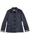 New Frankby Quilted Jacket Navy - BURBERRY - BALAAN 2