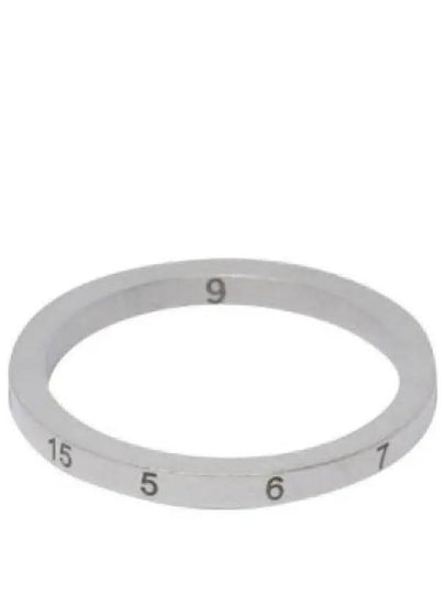 Number Logo Slim Ring Silver - MAISON MARGIELA - BALAAN 2