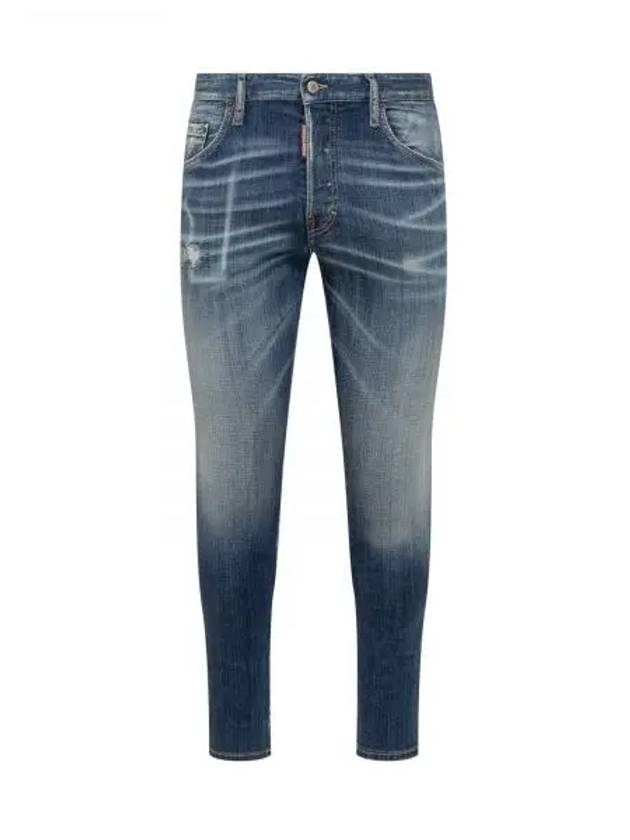 Distressed Skinny Jeans Blue - DSQUARED2 - BALAAN 2