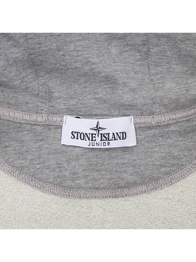 Kids brushed hood zip up 811660720 V0M64 6A8A - STONE ISLAND - BALAAN 8