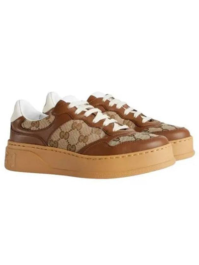 Original GG Low Top Sneakers Brown - GUCCI - BALAAN 2