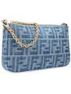 Baguette Pouch Bag Blue - FENDI - BALAAN 5