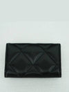 19 Flap Snap Card Wallet Lambskin Black AP1790 - CHANEL - BALAAN 4