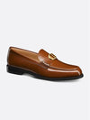 Granville CD Logo Leather Loafers Middle Brown - DIOR - BALAAN 5