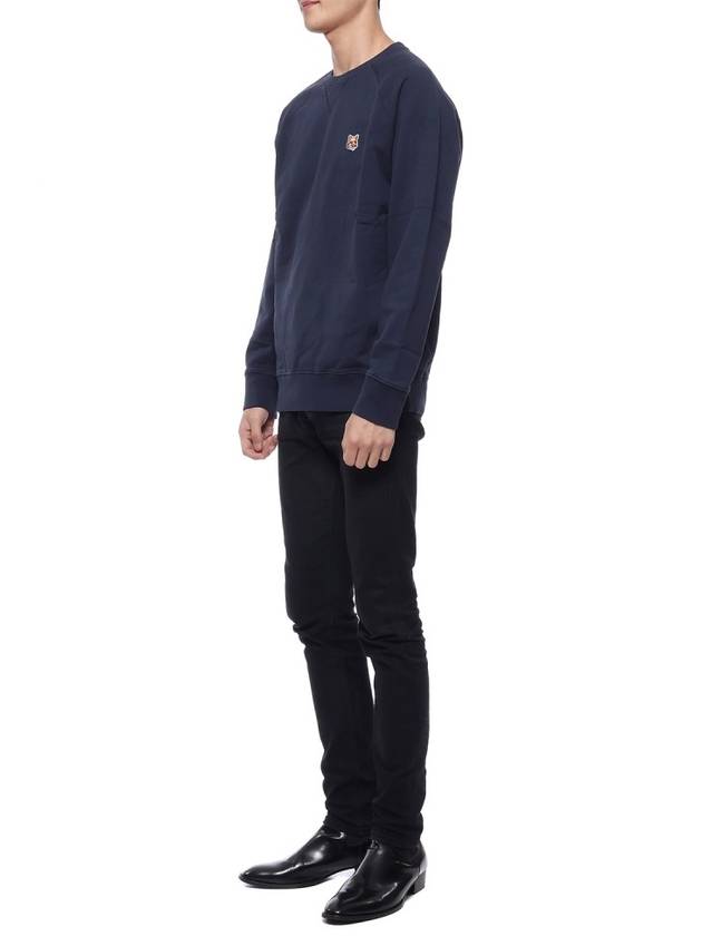 Fox Head Patch Classic Sweatshirt Navy - MAISON KITSUNE - BALAAN 5