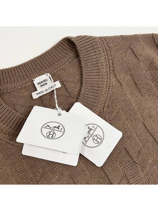 Women s Knit H Logo Wool Long Sleeve Sweater Etope - HERMES - BALAAN 3