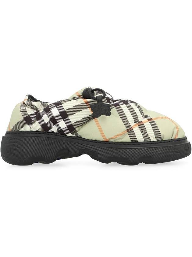 Check Nylon Pillow Loafers Green - BURBERRY - BALAAN 3