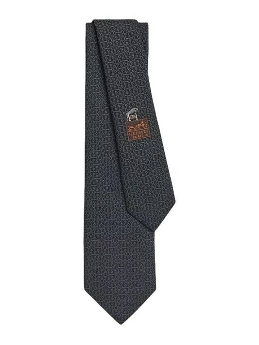 Double Baucher Silk Men s Tie H336056T 01 - HERMES - BALAAN 1