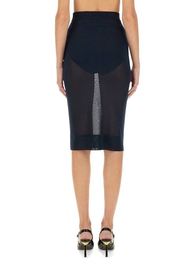 Saint Laurent Knit Pencil Skirt - SAINT LAURENT - BALAAN 3