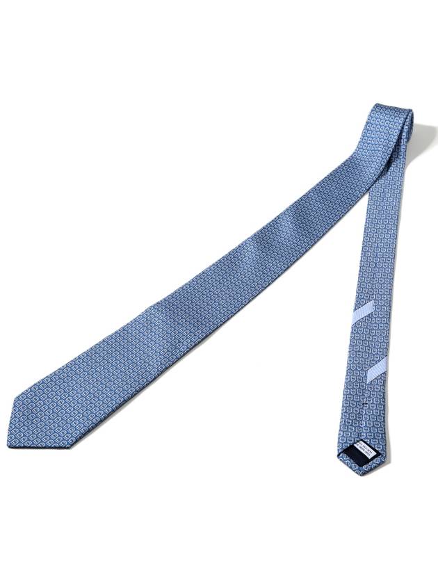 Gancini Pattern 35 0945 03 768503 Silk Tie - SALVATORE FERRAGAMO - BALAAN 2