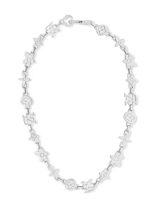 Monogram Craggy Necklace Silver - LOUIS VUITTON - BALAAN 2