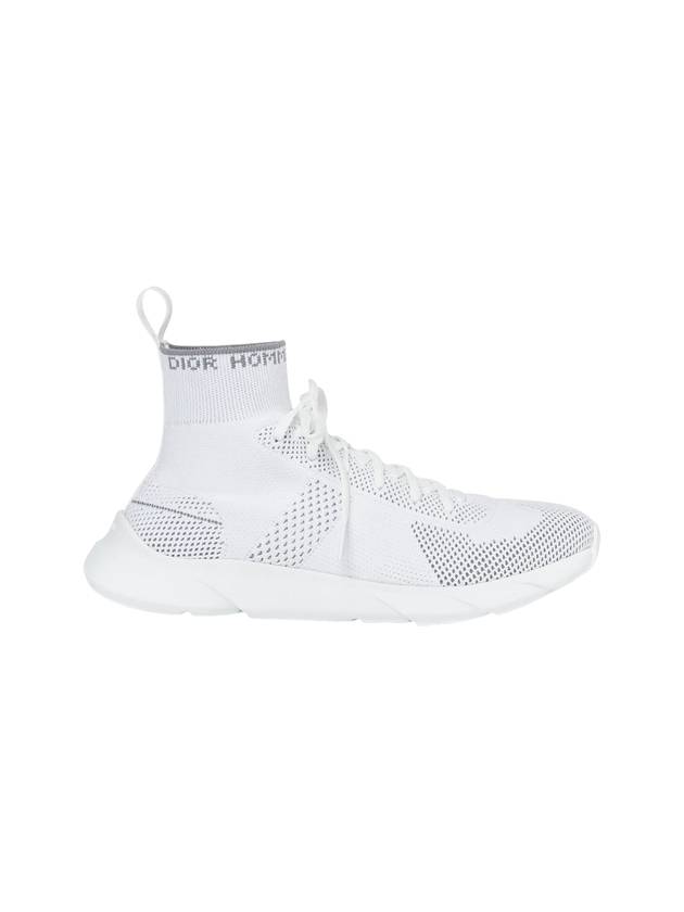 B21 Socks Knit High Top Sneakers White - DIOR - BALAAN 1