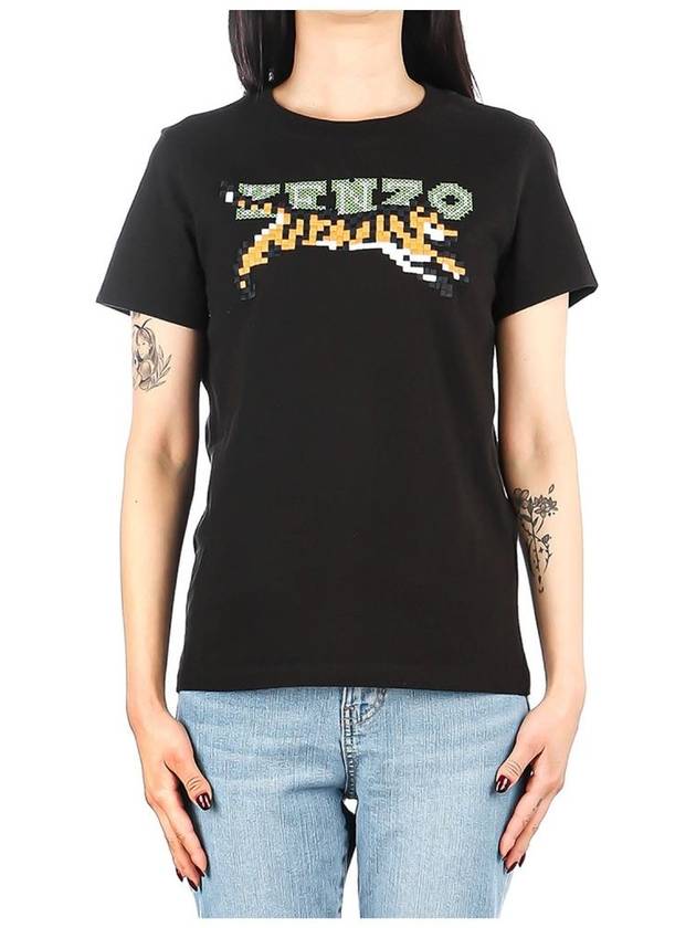 2TS012 4SG 99J Women s Short Sleeve T Shirt - KENZO - BALAAN 1