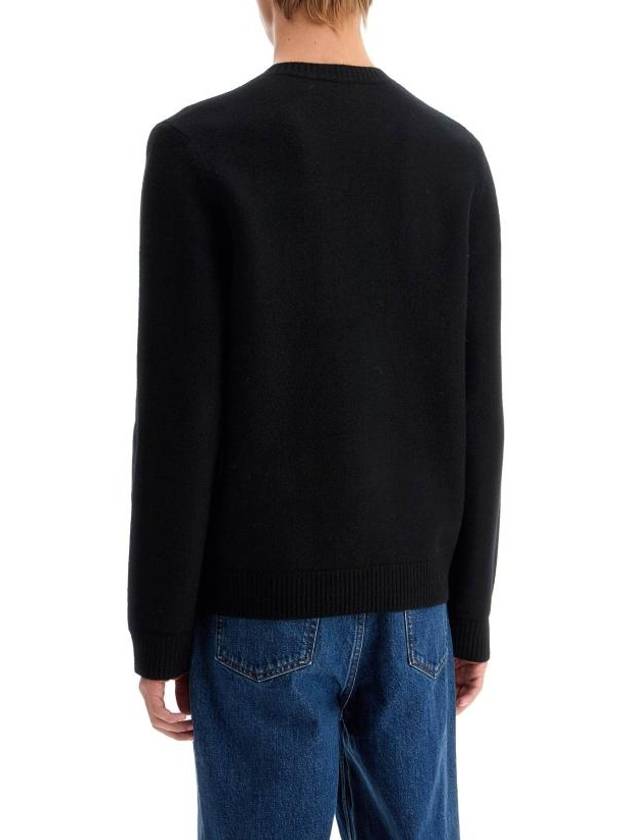 Edward Intarsia Knit Top Black - A.P.C. - BALAAN 4