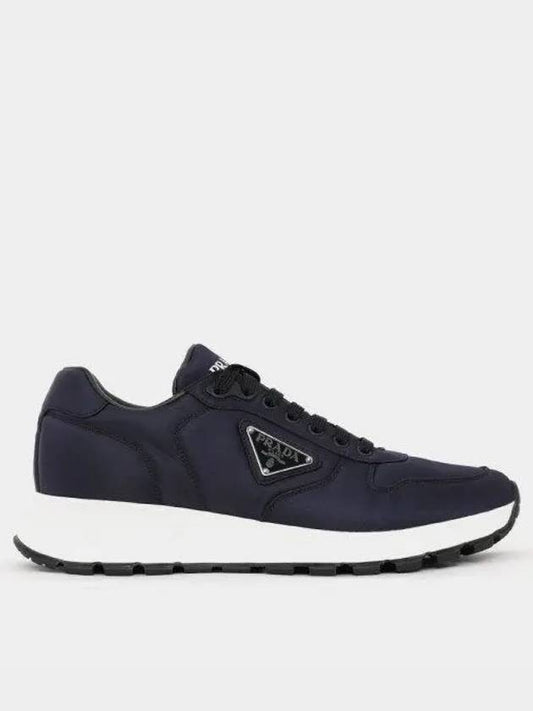 Prax 1 Re-Nylon Low Top Sneakers Blue - PRADA - BALAAN 2