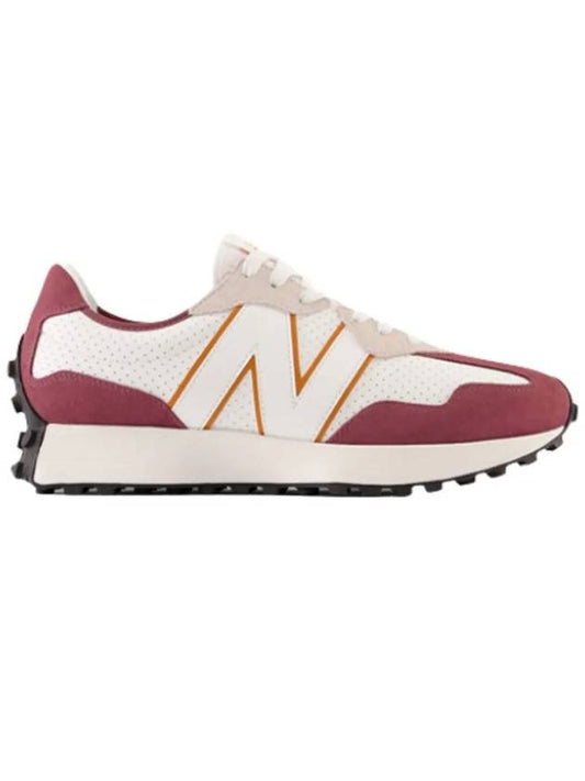 327 Low Top Sneakers White Burgundy - NEW BALANCE - BALAAN 2