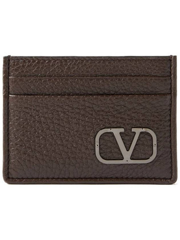 V logo business card wallet 3Y2P0U45YGP - VALENTINO - BALAAN 1