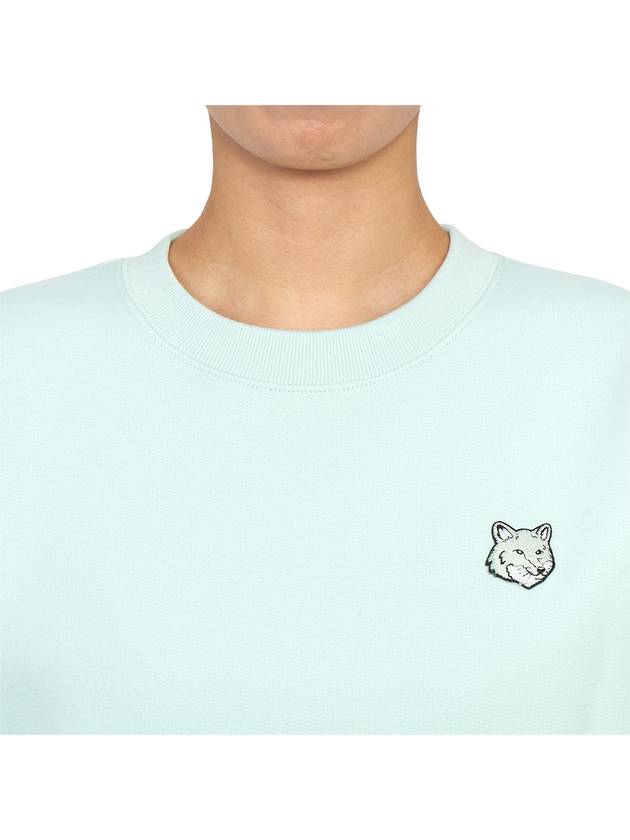 Bold Fox Head Patch Comfort Sweatshirt Peppermint - MAISON KITSUNE - BALAAN 6