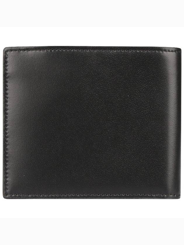 Tiny Cassandre East West Wallet in Matte Leather Black - SAINT LAURENT - BALAAN 4