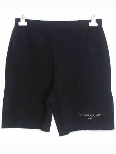 20SS Logo Print Training Short Pants Shorts Black NUS20301 009 - IH NOM UH NIT - BALAAN 1