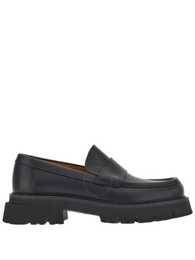 Ferragamo Black Fergal Chunky Loafers, Size 8 - SALVATORE FERRAGAMO - BALAAN 1