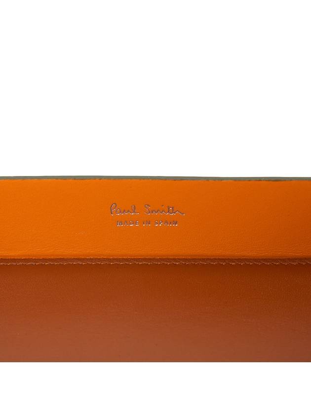 Signature Embossed Logo Leather Tray Orange Blue - PAUL SMITH - BALAAN 9