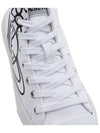 logo canvas high-top sneakers white - VIVIENNE WESTWOOD - BALAAN 9