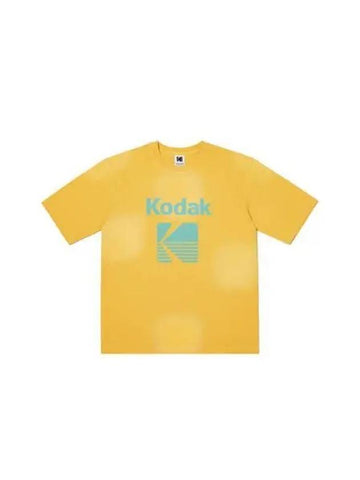 KODAK Apparel Color Eye Semi Overfit Short Sleeve T Shirt YELLOW - KODO - BALAAN 1