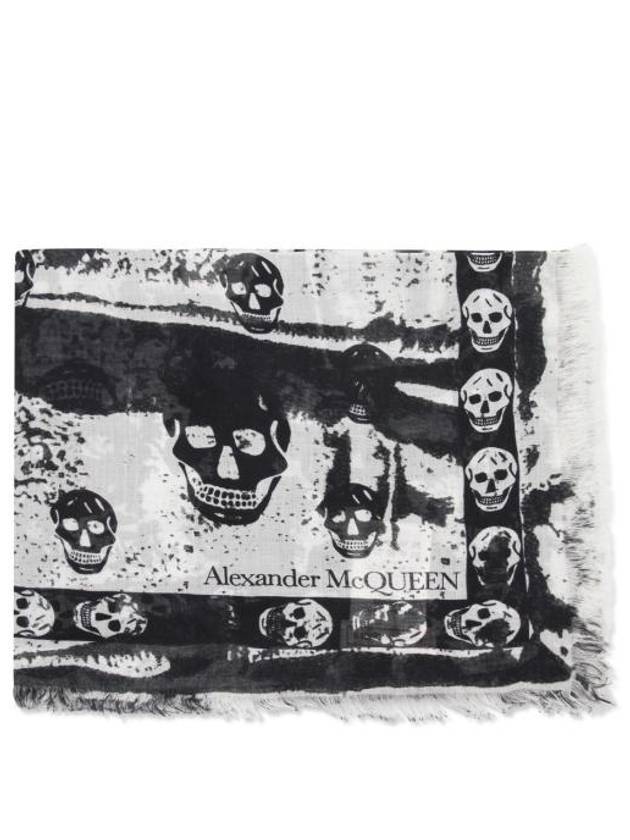 Muffler Scarf 7820344943Q9260 WHITE - ALEXANDER MCQUEEN - BALAAN 1