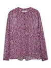 Maria Floral Blouse Purple - ISABEL MARANT - BALAAN 2