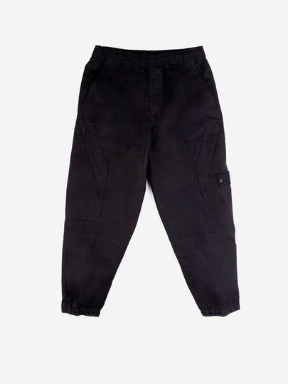 Ghost Piece O Ventile Cotton Cargo Straight Pants Black - STONE ISLAND - BALAAN 2