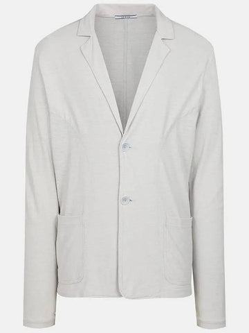 Men's Linen Blend Single Side Jacket MMJAL5T42 910 - AT.P.CO - BALAAN 1