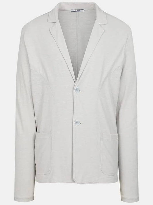 Men's Linen Blend Single Side Jacket MMJAL5T42 910 - AT.P.CO - BALAAN 1