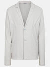 Men's Linen Blend Single Side Jacket MMJAL5T42 910 - AT.P.CO - BALAAN 8