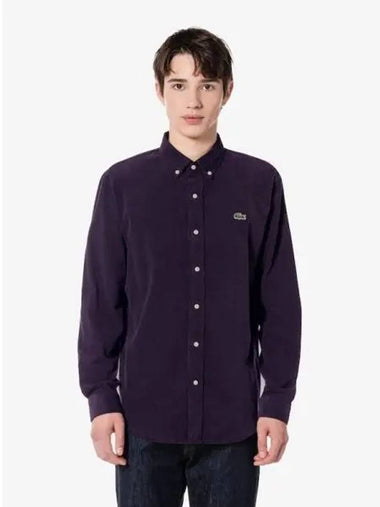 Men s Corduroy Solid Shirt CH642E 54N ZSV Domestic Product GQ2N24090541797 - LACOSTE - BALAAN 1