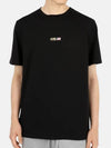 Men's Stamp Micro Logo Printing Short Sleeve Black - AUTRY - BALAAN 1