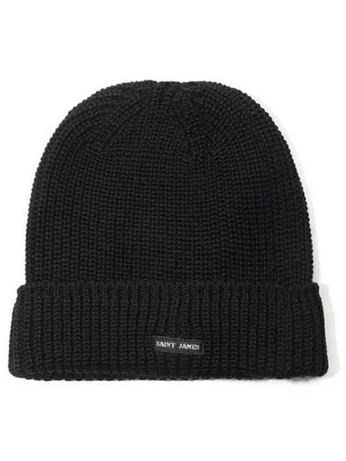 Canot Soft Wool Beanie Black - SAINT JAMES - BALAAN 1