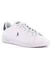 Logo Leather Low Top Sneakers Navy Tab White - POLO RALPH LAUREN - BALAAN 2