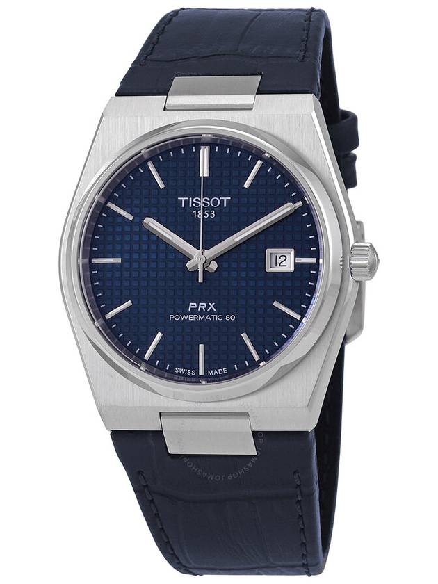 Tissot PRX Powermatic 80 Automatic Blue Dial Men's Watch T1374071604100 - TISSOT - BALAAN 1