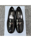 Brushed Leather Loafers Black - PRADA - BALAAN 6