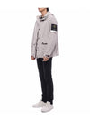 Compass Badge Hooded Jacket Dove Grey - STONE ISLAND - BALAAN 5