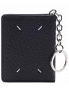 4 Stitch Keyring Card Wallet Black - MAISON MARGIELA - BALAAN 5